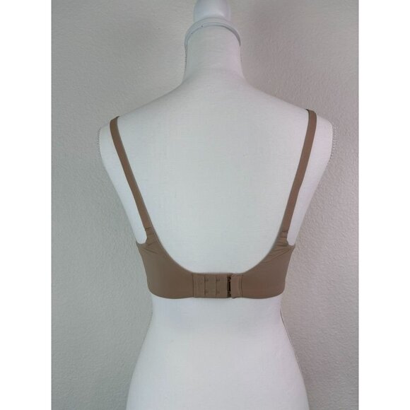 Soma women's 34C beige memorable wireless lightly lined t-shirt bra comfort - Picture 4 of 7